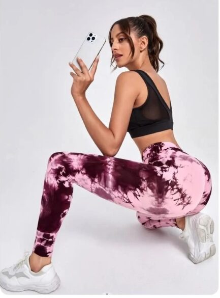 Tie Dye Yoga Pants Sport Leggings for Women